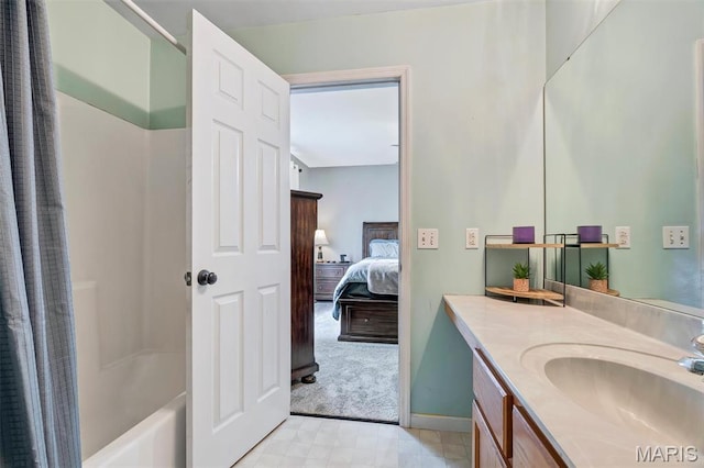 159 Village Circle Dr, Lake St Louis, MO 63367 - ensuite bathroom featuring vanity and shower / bath combo