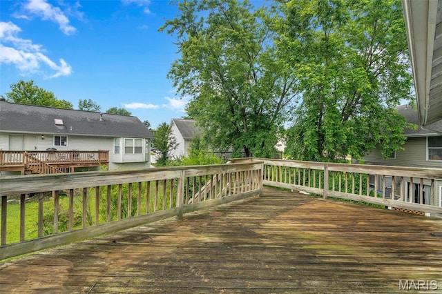 159 Village Circle Dr, Lake St Louis, MO 63367 - view of wooden terrace