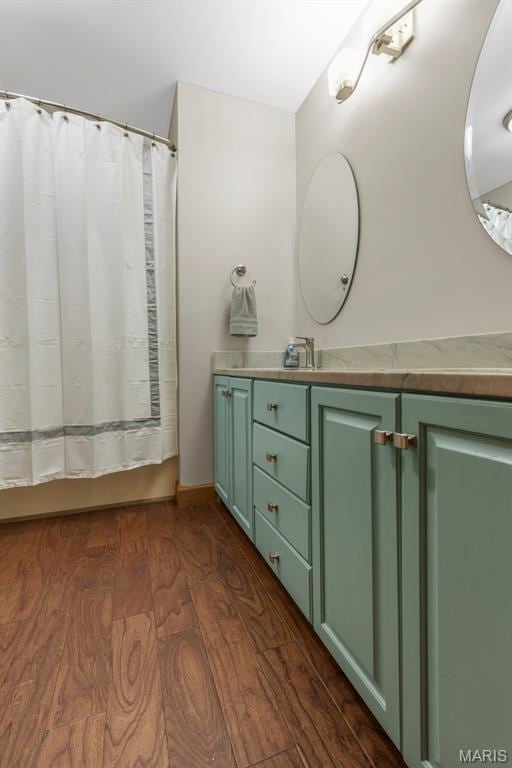2453 Lone Trail Dr, Foristell, MO 63348 - full bath with wood finished floors and vanity