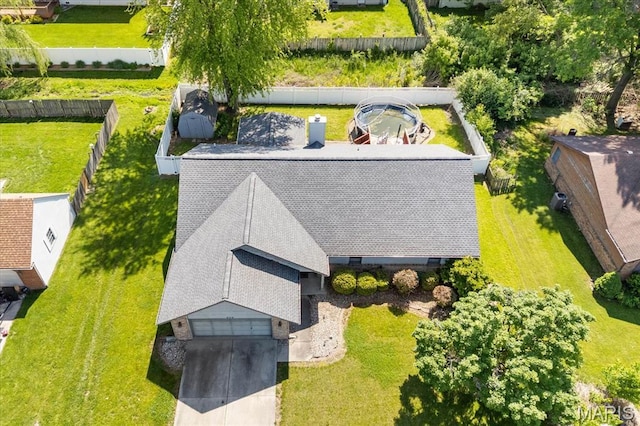 view of subject property