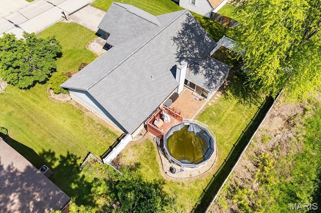 view of subject property
