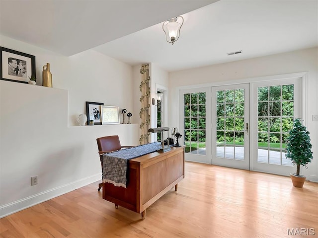 590 Fairway Dr, Union, MO 63084 - office space with light wood-type flooring and baseboards