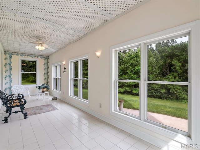 590 Fairway Dr, Union, MO 63084 - unfurnished sunroom with tile patterned flooring and baseboards
