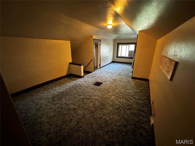 1323 Union Ave, Belleville, IL 62220 - bonus room with vaulted ceiling, carpet floors, and baseboards