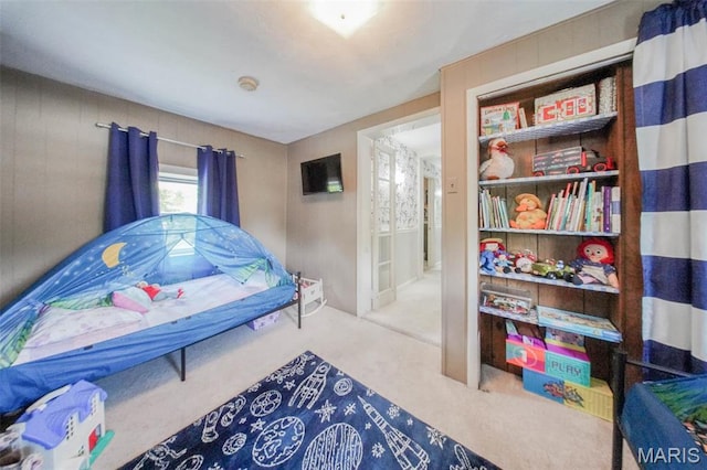 bedroom featuring carpet floors