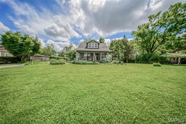 view of front of house with a porch