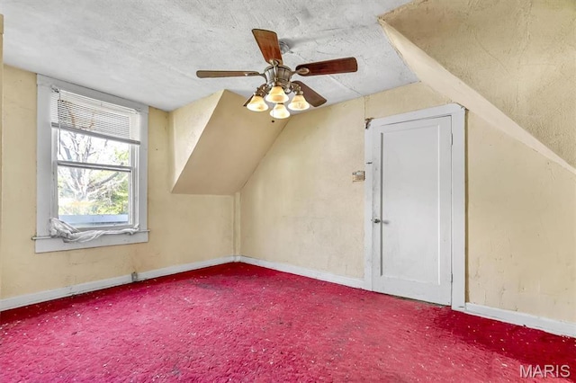 1041 Garth Ave, Saint Louis, MO 63147 - bonus room with carpet floors, baseboards, and ceiling fan