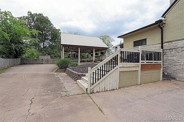 2754 Adeline Ave, Cape Girardeau, MO 63701 - view of patio with stairway