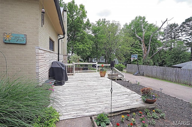2754 Adeline Ave, Cape Girardeau, MO 63701 - deck featuring area for grilling