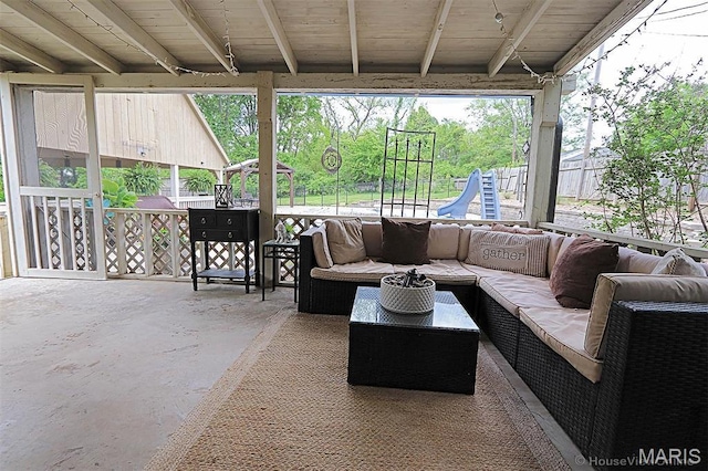 2754 Adeline Ave, Cape Girardeau, MO 63701 - view of patio / terrace featuring outdoor lounge area