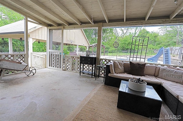 2754 Adeline Ave, Cape Girardeau, MO 63701 - sunroom featuring an outdoor hangout area and healthy amount of natural light