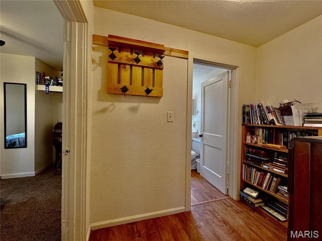 274 Cornelison St, Lebanon, MO 65536 - hallway with wood finished floors and baseboards