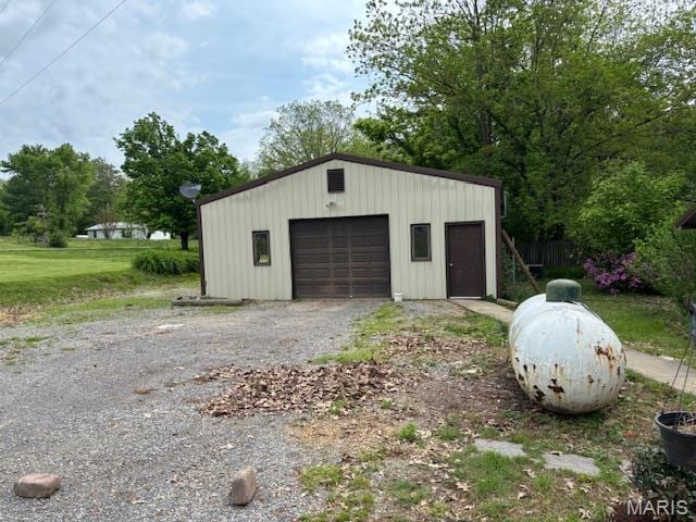 view of outbuilding featuring an outdoor structure