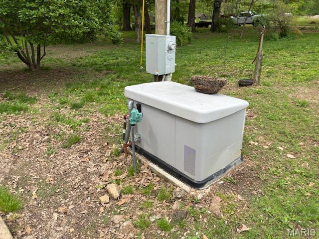 exterior view of a power unit