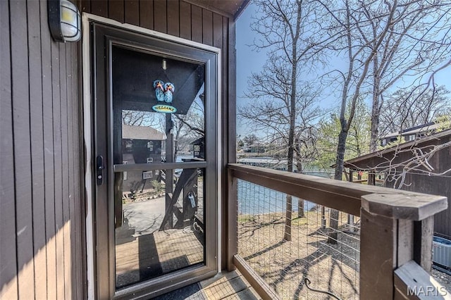 256 Lone Oak Unit 15, Sunrise Beach, MO 65079 - view of exterior entry with a balcony