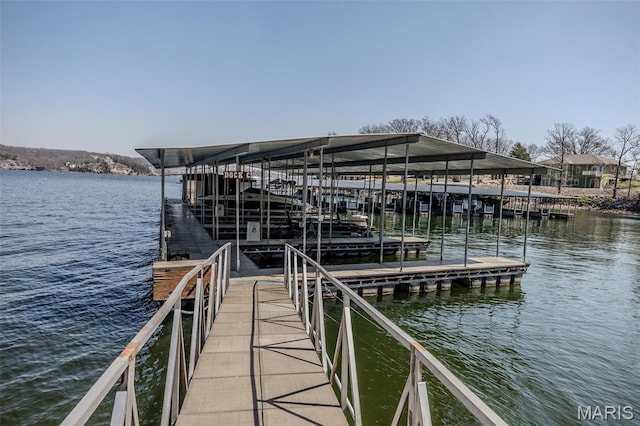 256 Lone Oak Unit 15, Sunrise Beach, MO 65079 - dock area featuring a water view