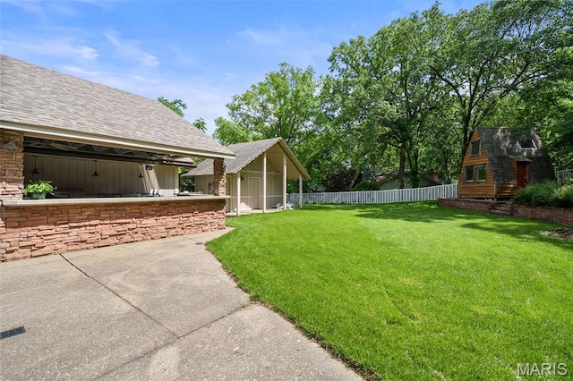 2125 Crystal Dr, Saint Louis, MO 63131 - view of yard with an outbuilding and a patio area