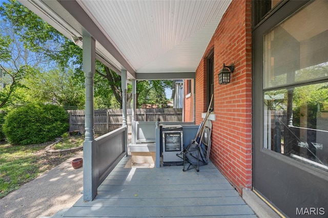 27 N Taylor Ave, Crystal City, MO 63019 - view of wooden porch