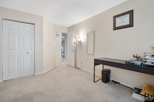 5567 Waterman Blvd Unit D, Saint Louis, MO 63112 - office area featuring carpet flooring and baseboards