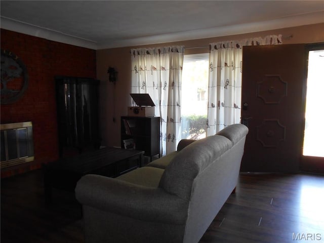 2408 Morrison Rd, Granite City, IL 62040 - living area featuring wood finished floors