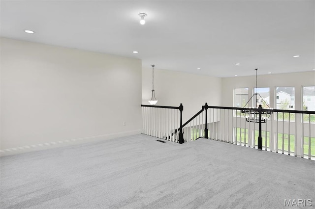 112 Westhaven View Dr, Wentzville, MO 63385 - carpeted spare room with recessed lighting and baseboards