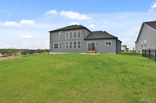112 Westhaven View Dr, Wentzville, MO 63385 - back of property with entry steps