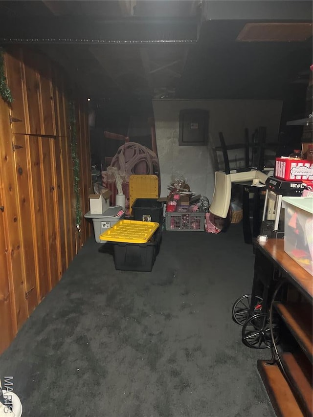 7401 Pleaseway Dr, Saint Louis, MO 63136 - storage room with electric panel