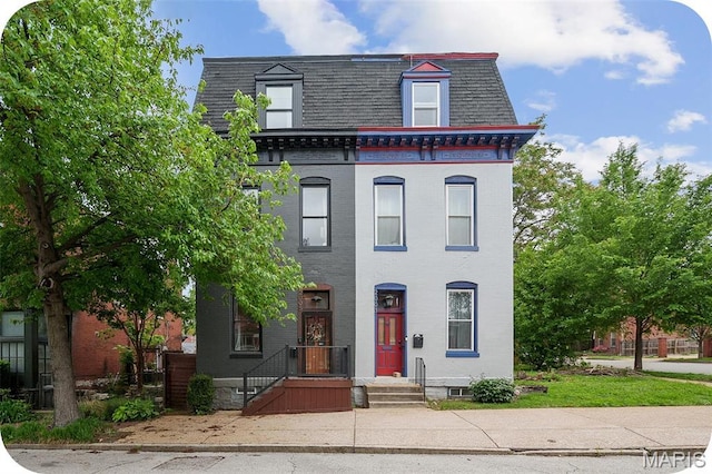 2005 Arsenal St, Saint Louis, MO 63118 - second empire-style home with brick siding and mansard roof