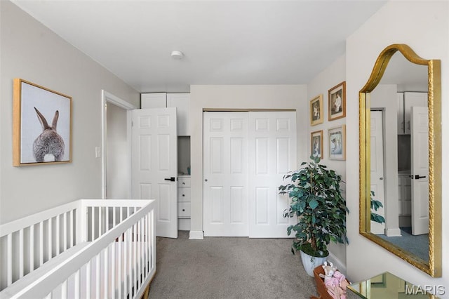 2005 Arsenal St, Saint Louis, MO 63118 - carpeted bedroom featuring a closet and a crib