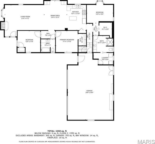 418 E Maple St, Gillespie, IL 62033 - home floor plan