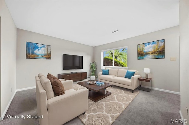 2104 Gascony Dr Unit 2104, Lake St Louis, MO 63367 - carpeted living room featuring baseboards