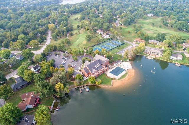 2104 Gascony Dr Unit 2104, Lake St Louis, MO 63367 - aerial view of property's location with a large body of water
