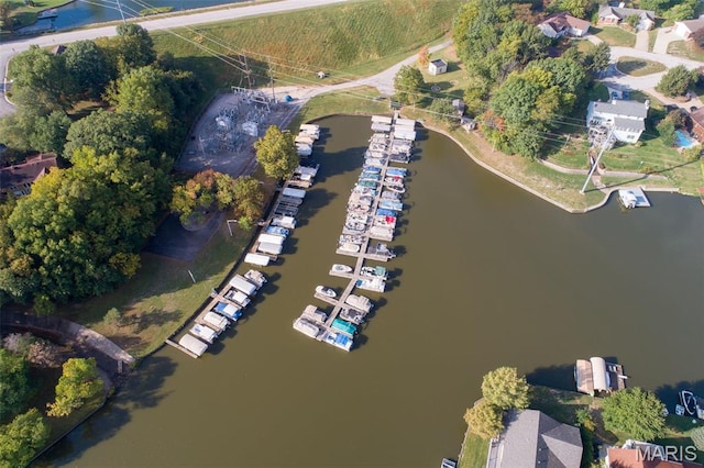 2104 Gascony Dr Unit 2104, Lake St Louis, MO 63367 - aerial view of property's location with a large body of water