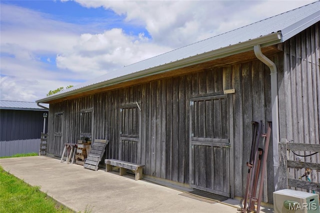 view of stable