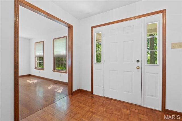 3743 Rock Creek Valley Rd, High Ridge, MO 63049 - foyer with baseboards