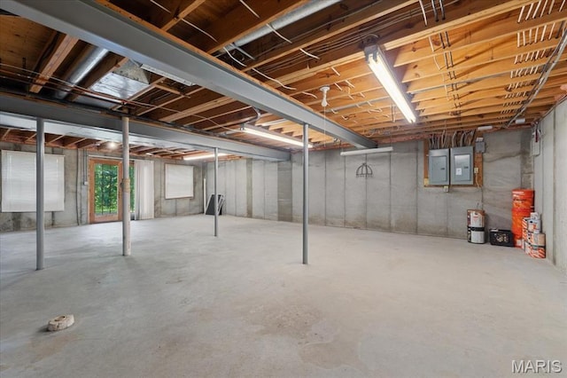 3743 Rock Creek Valley Rd, High Ridge, MO 63049 - below grade area featuring electric panel