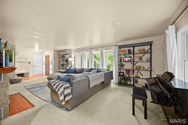 350 Barnett Dr, Edwardsville, IL 62025 - view of carpeted living area