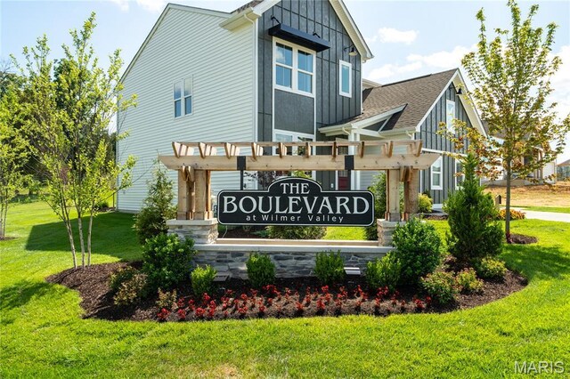 228 Talbot Way, Wentzville, MO 63385 - community sign with a lawn