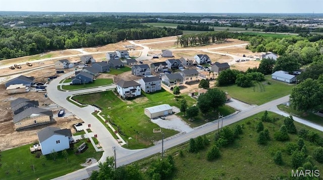 228 Talbot Way, Wentzville, MO 63385 - aerial view of property and surrounding area featuring nearby suburban area