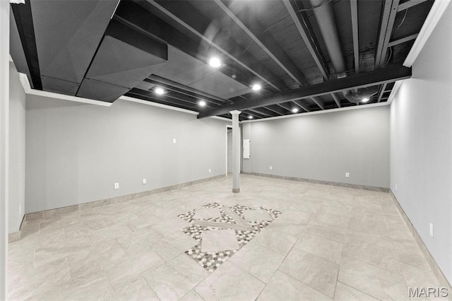 2713 Chapel View Dr, Florissant, MO 63031 - view of finished basement