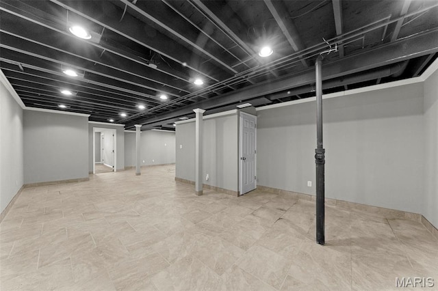 2713 Chapel View Dr, Florissant, MO 63031 - view of finished basement