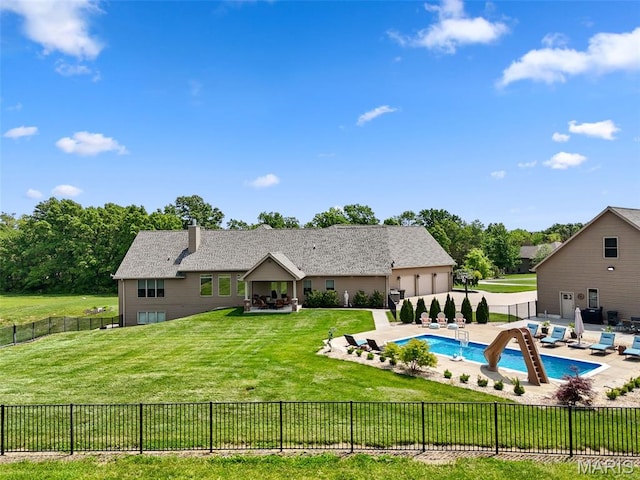 111 Foristell Ridge Ct, Foristell, MO 63348 - view of pool featuring a patio area