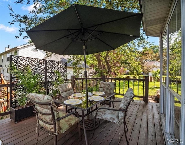 300 Wildberry Ln, Saint Charles, MO 63304 - view of wooden terrace