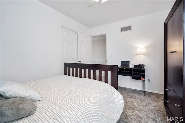 300 Wildberry Ln, Saint Charles, MO 63304 - carpeted bedroom with a ceiling fan and a desk