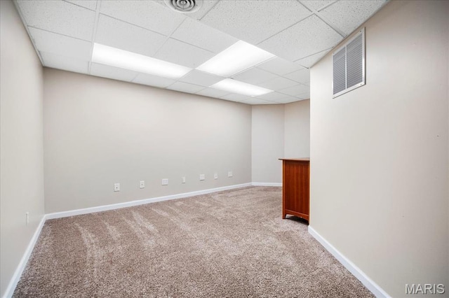 300 Wildberry Ln, Saint Charles, MO 63304 - carpeted empty room featuring a drop ceiling and baseboards
