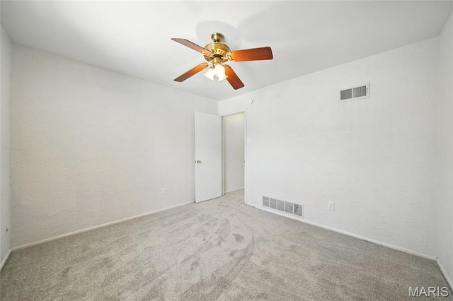 10161 Squire Meadows Drive E, Saint Louis, MO 63123 - carpeted spare room featuring ceiling fan and baseboards