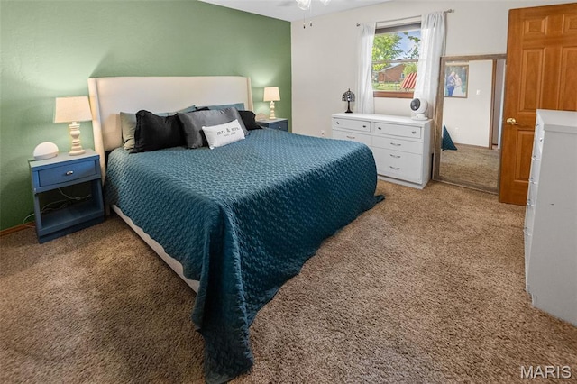 511 E Wilson St, Beckemeyer, IL 62219 - bedroom with light carpet