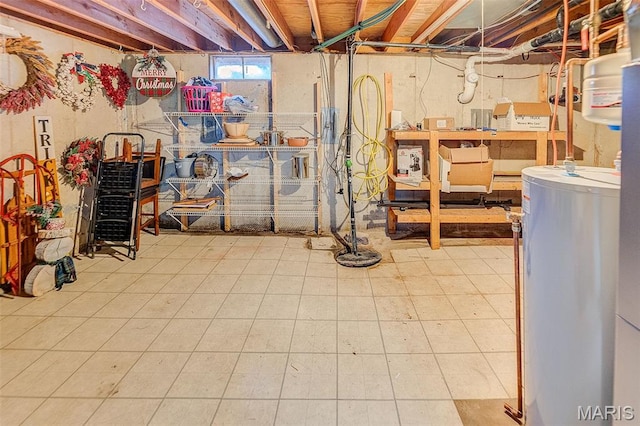 511 E Wilson St, Beckemeyer, IL 62219 - below grade area with gas water heater