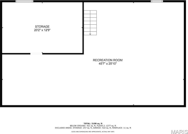 511 E Wilson St, Beckemeyer, IL 62219 - floor plan / room layout