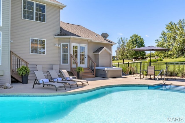 5316 Enchanted Ct, Weldon Spring, MO 63304 - view of swimming pool featuring a patio area and entry steps